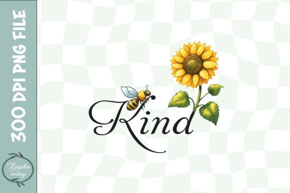 Bee Floral Be Kind Bee Kind PNG