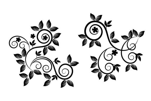Floral Leaves Ornament Dividers