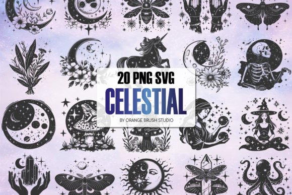 Magic and Celestial Bundle SVG PNG